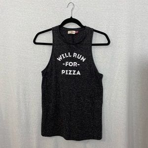 SO brand pizza tank top